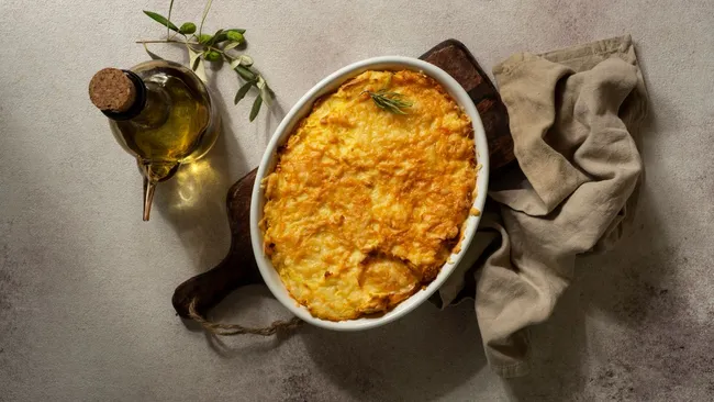 Когда надоели оладьи — готовим золотистую кабачковую запеканку