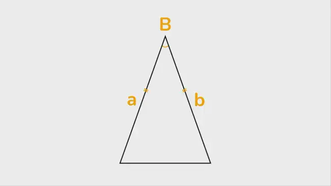 Равнобедренный треугольник у которого известны 2 стороны и угол между ними