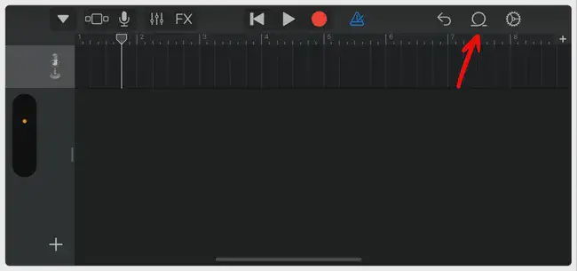 Интерфейс GarageBand