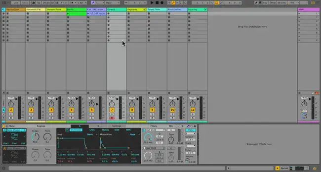 Интерфейс Ableton Live