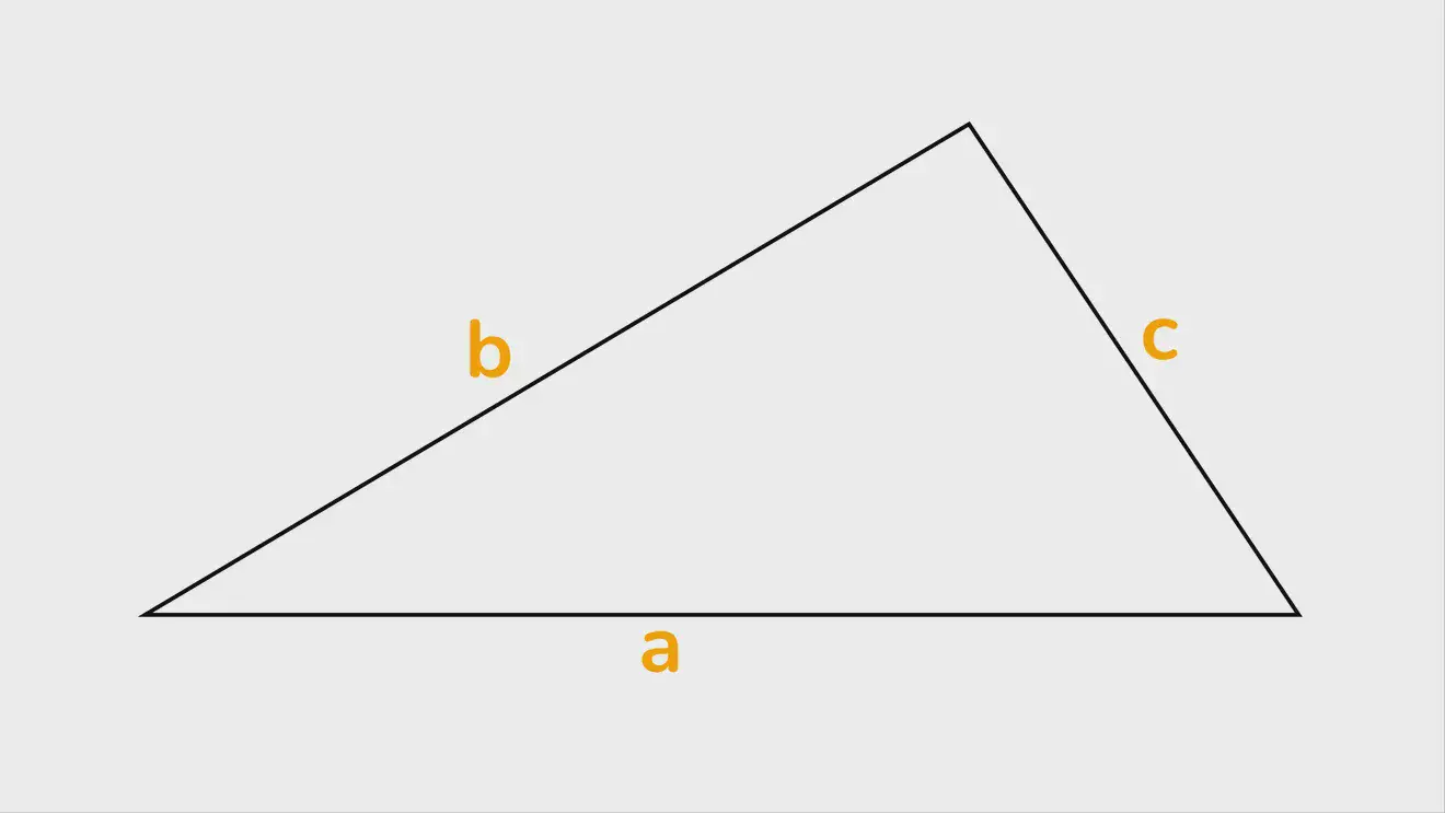 Треугольник, у которого известны 3 стороны