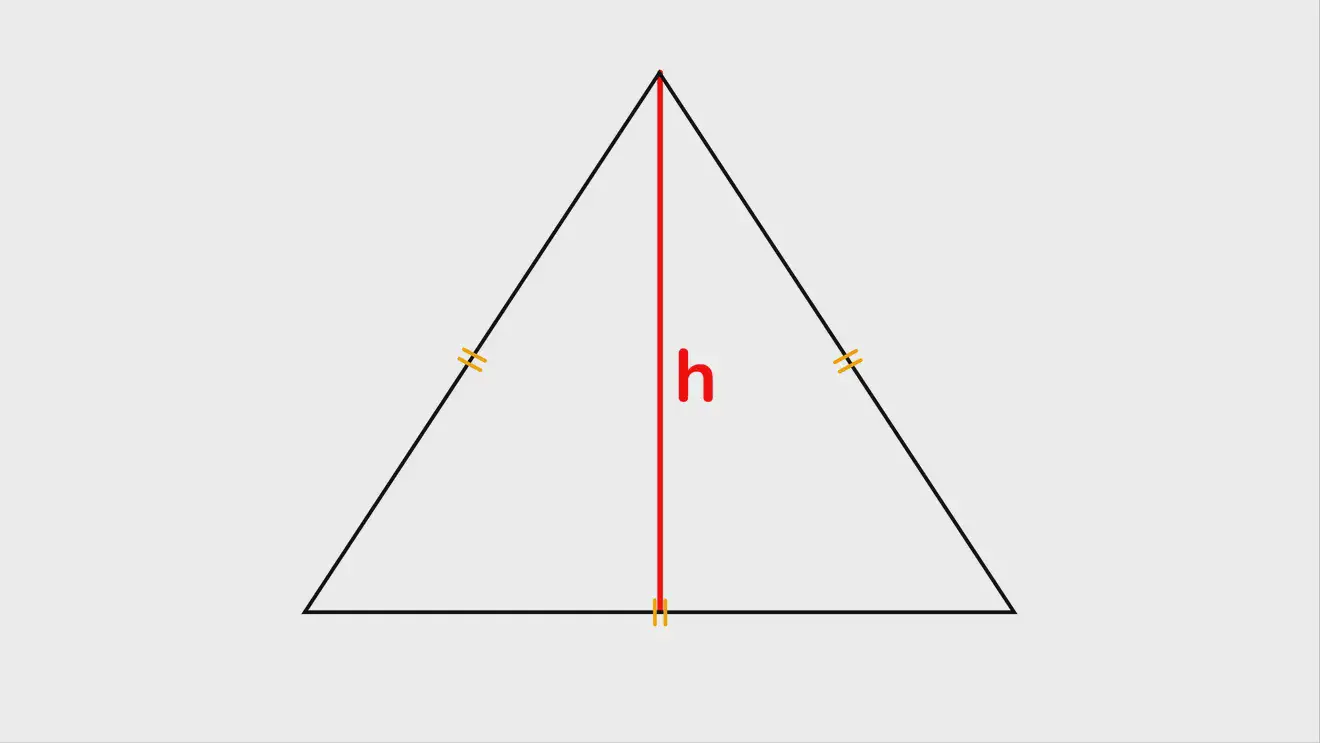 Равносторонний треугольник, у которого известна высота